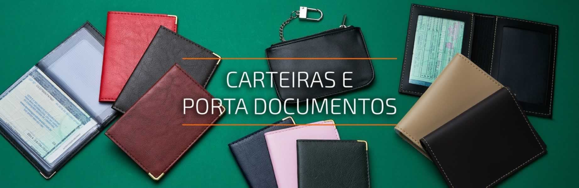 Carteiras e porta documentos